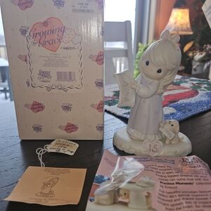 Precious Moments 1997 Growing in Grace Age 15 New in Box